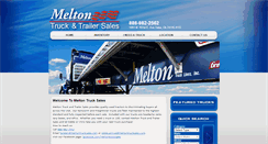 Desktop Screenshot of meltontrucksales.com
